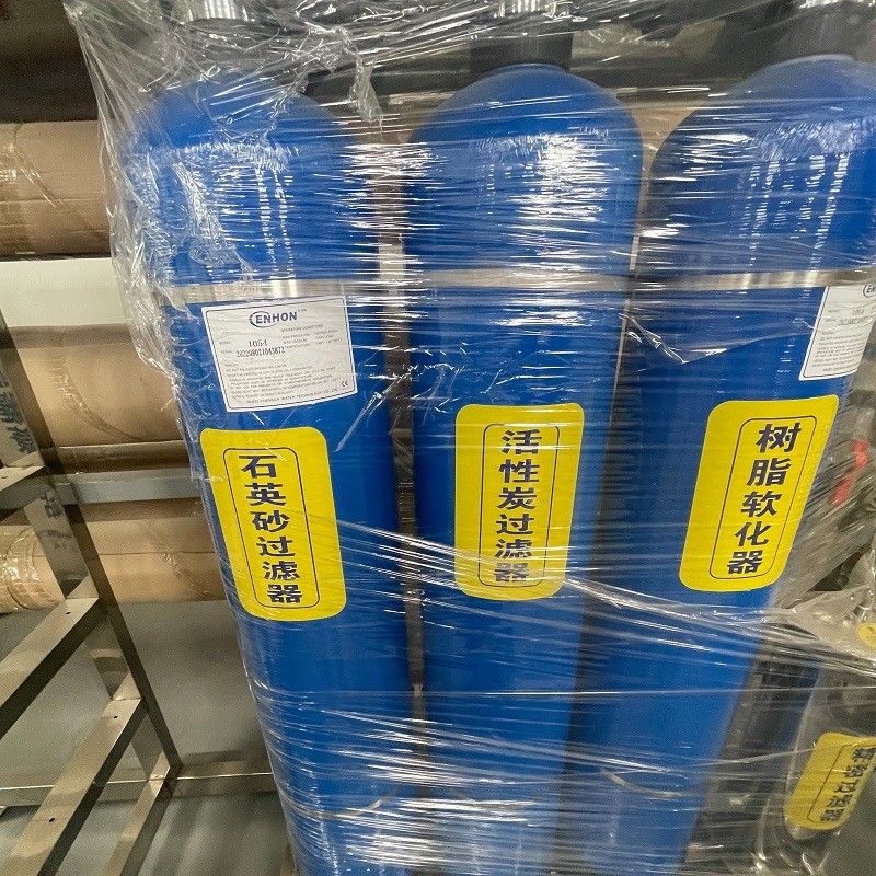 Máquina de filtragem de água de 1000 L / H para água de poço Filtro de areia de carbono Purificador industrial