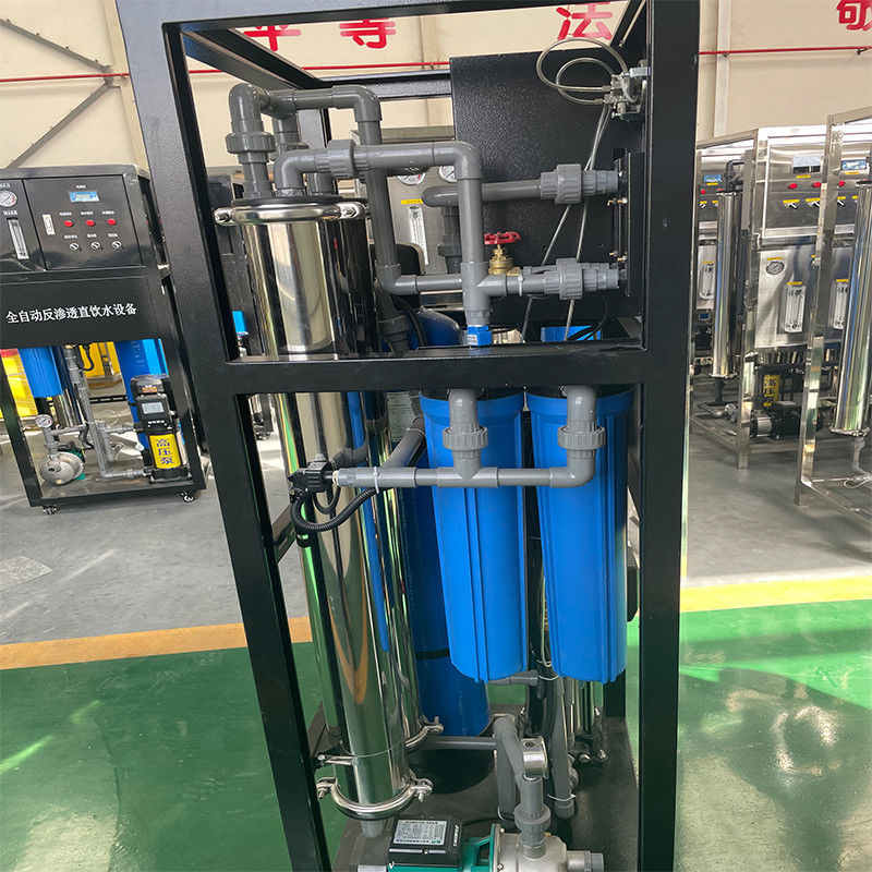 0.5T Equipamento de tratamento de água por osmose reversa de aço inoxidável para escritório e escola