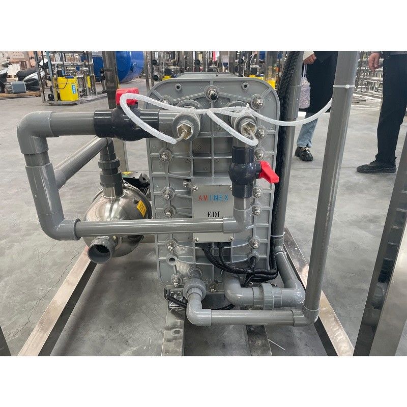 1500*600*1500mm Sistema eletrolítico de tratamento de água para produção contínua de água