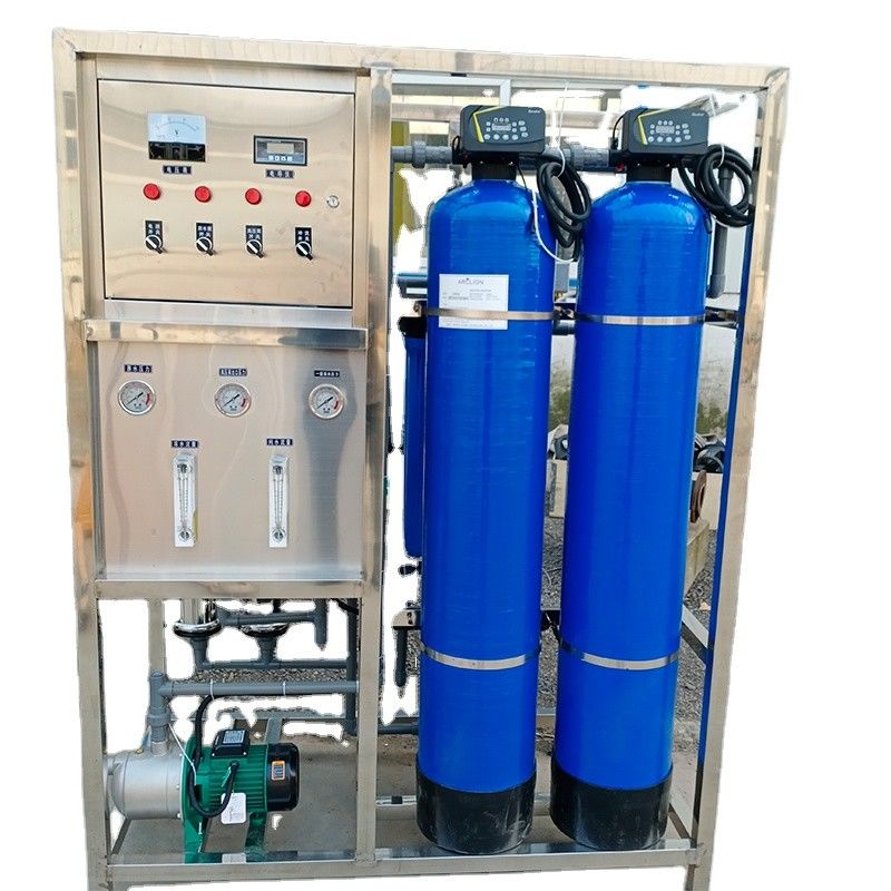 Filtro de Água de Osmose Reversa Comércio Com 500L / H Pequeno Sistema de Purificação de Água