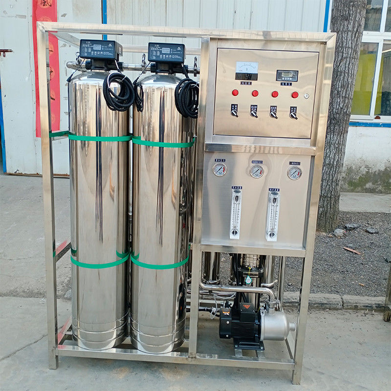Filtro de Água de Osmose Reversa Comércio Com 500L / H Pequeno Sistema de Purificação de Água