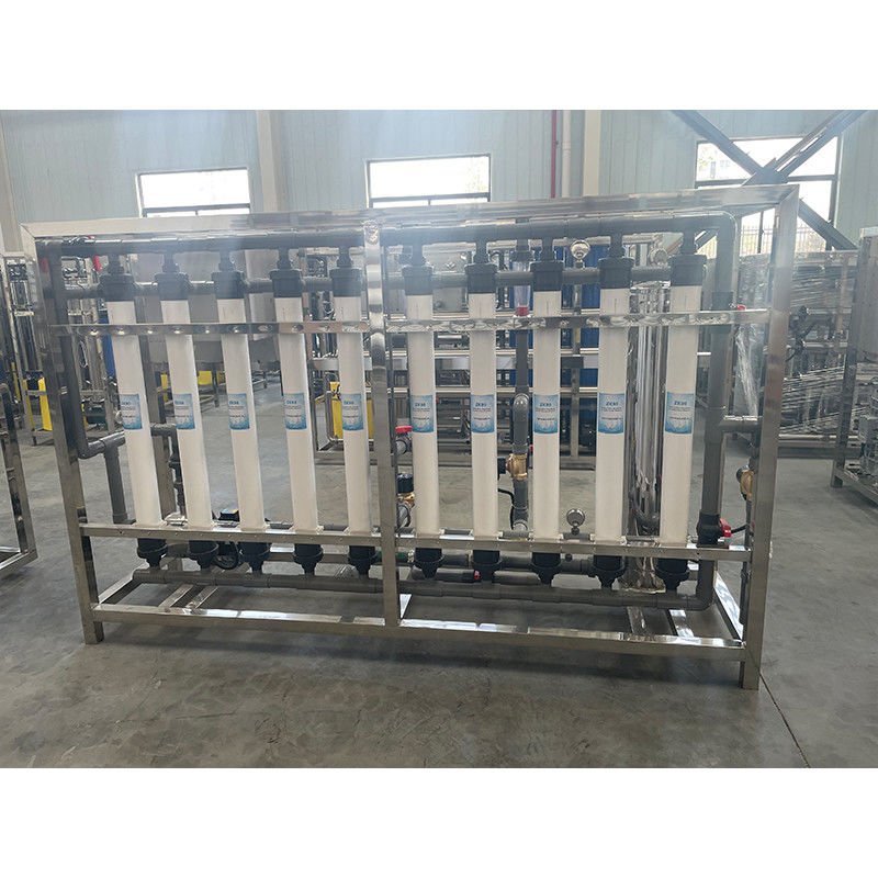 0.2-0.4MPa Sistema de filtragem UF de tratamento de água por membrana MBR PVDF reforçado