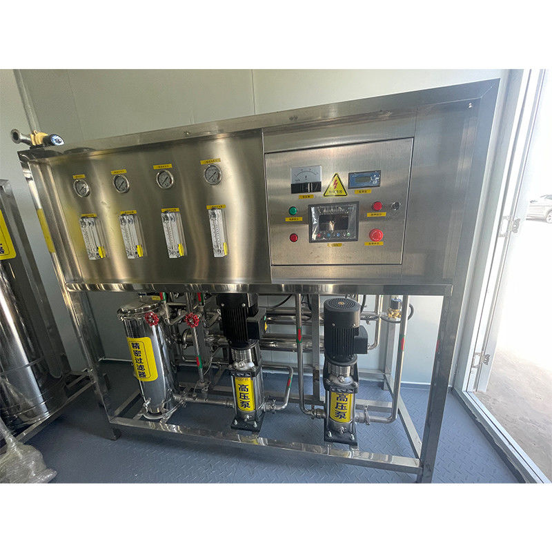 Máquina de purificação de água RO de sistema duplo de 1 tonelada para aplicações agrícolas e industriais