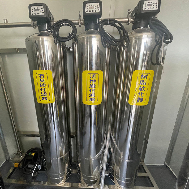 Máquina de purificação de água RO de sistema duplo de 1 tonelada para aplicações agrícolas e industriais