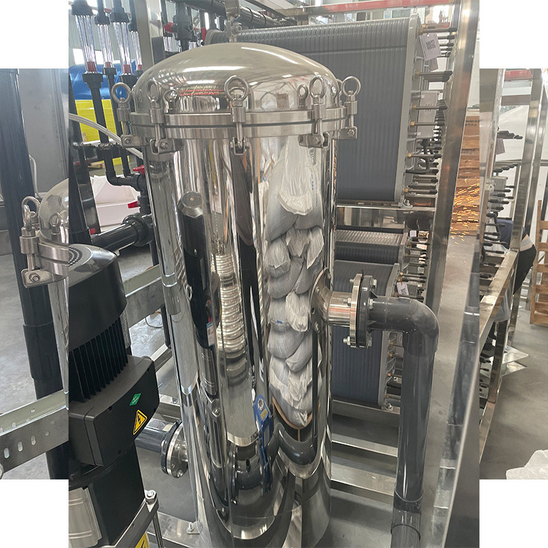 Purificador de água UF de alta taxa de recuperação 30000 LPH para filtragem por membrana de ultrafiltração