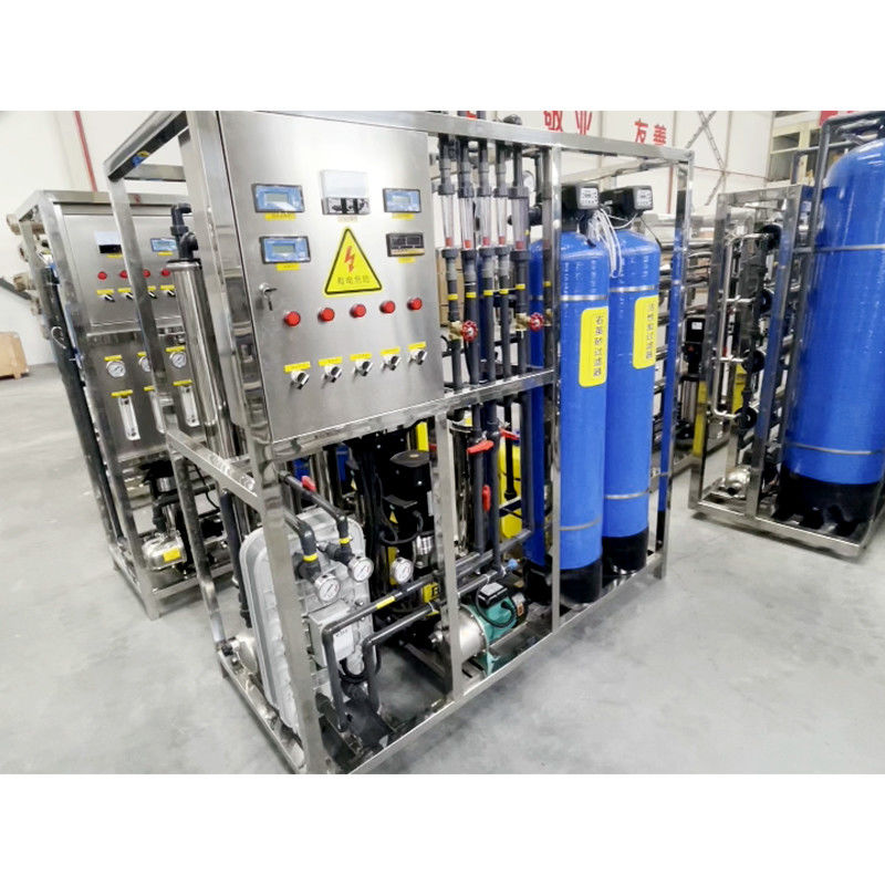 Equipamento de água ultrapura EDI de dupla fase de 500L para purificação industrial e médica