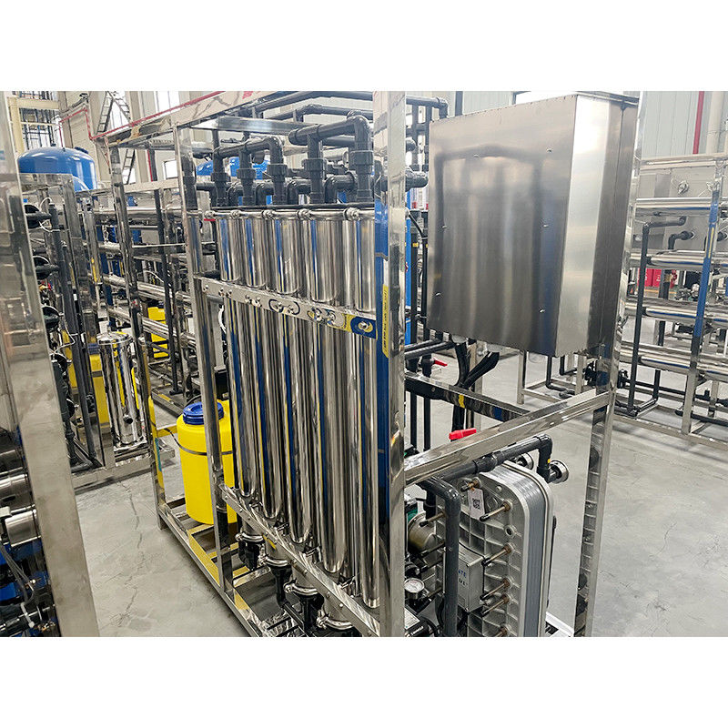 Equipamento de água ultrapura EDI de dupla fase de 500L para purificação industrial e médica
