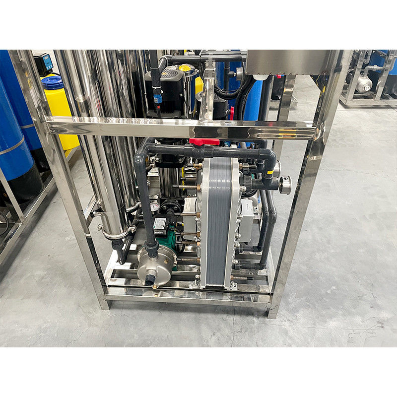 Equipamento de água ultrapura EDI de dupla fase de 500L para purificação industrial e médica