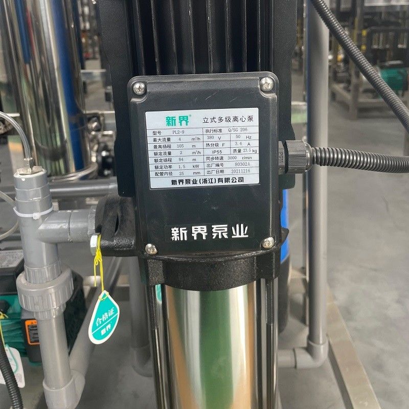 Filtros de purificação do sistema RO de 260 kg de peso para purificação de água potável mineral pura
