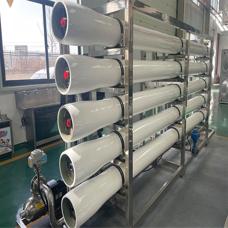 Máquinas de tratamento de água salina de poços de poços com filtro de osmose reversa de caixa de madeira