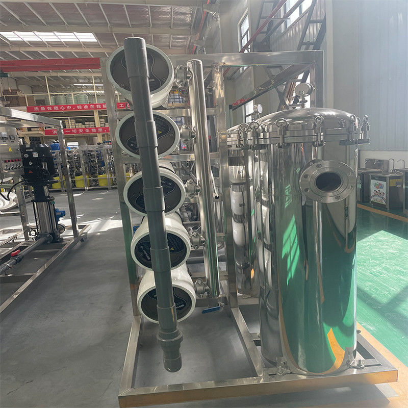 Máquinas de tratamento de água salina de poços de poços com filtro de osmose reversa de caixa de madeira