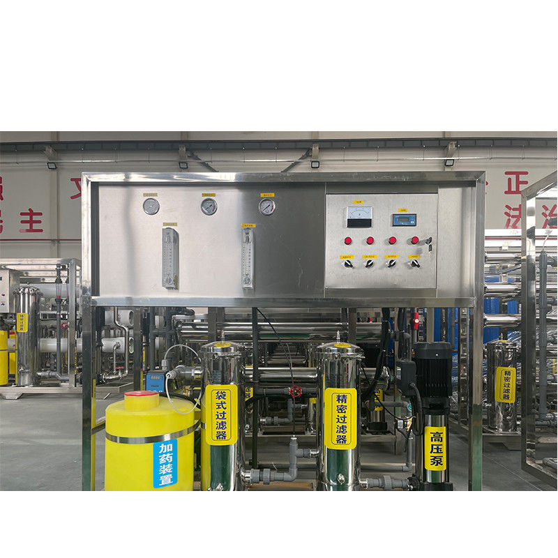 380V/1.5Kw Sistema de osmose reversa 1000 litros Estação de reabastecimento de água Máquina para lago de pesca