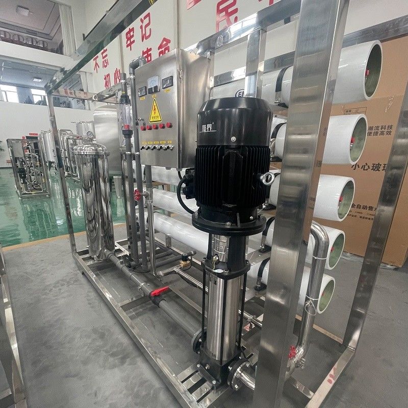 1500*600*1500mm 380V/1.5Kw RO Plantas de água para 10000LPH solução de sistema de osmose reversa