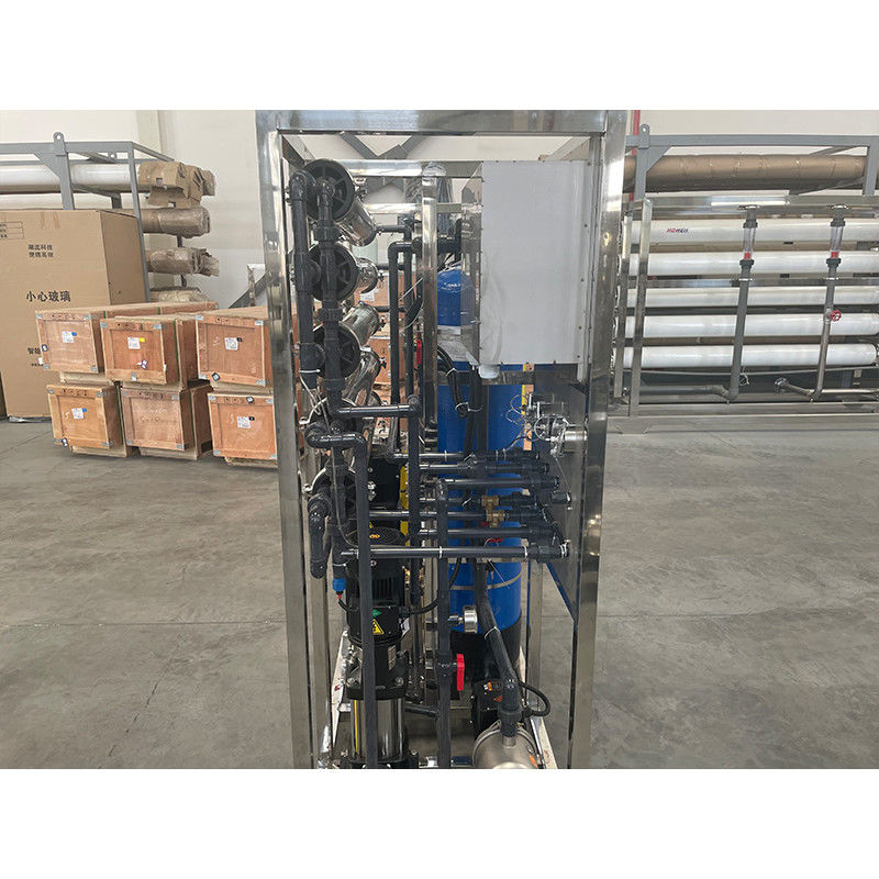 Purificador de água RO para produção comercial de 1000 L/hora e inspecção de saída por vídeo