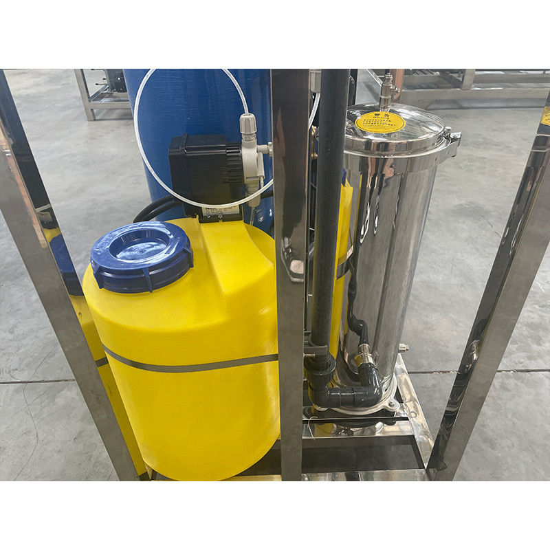 Purificador de água RO para produção comercial de 1000 L/hora e inspecção de saída por vídeo