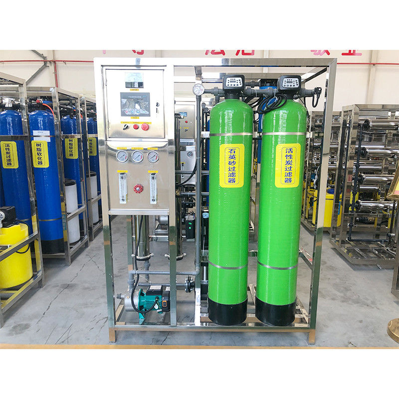 Sistema de purificação de água destilada de 500L movido por motor com membrana de filtro de plantas