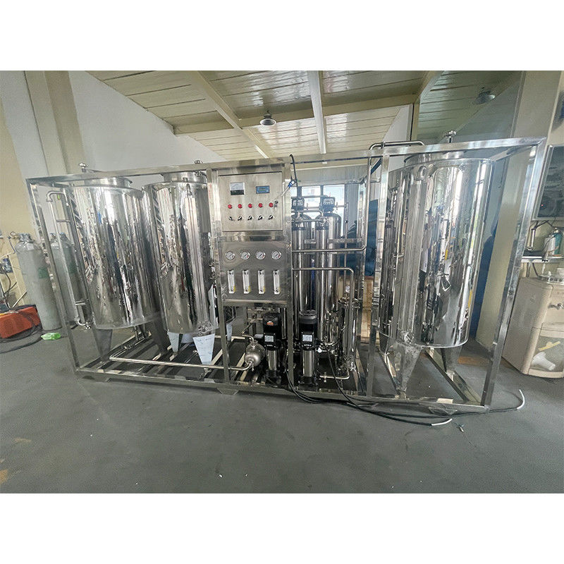 380V/1.5Kw Componentes do núcleo da bomba 1000LRO Sistema de tratamento de água por osmose reversa com tanque de água