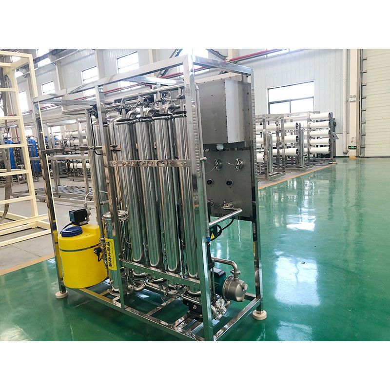 Sistema completo de purificação de águas minerais com limpeza automática de 1 tonelada e filtro RO