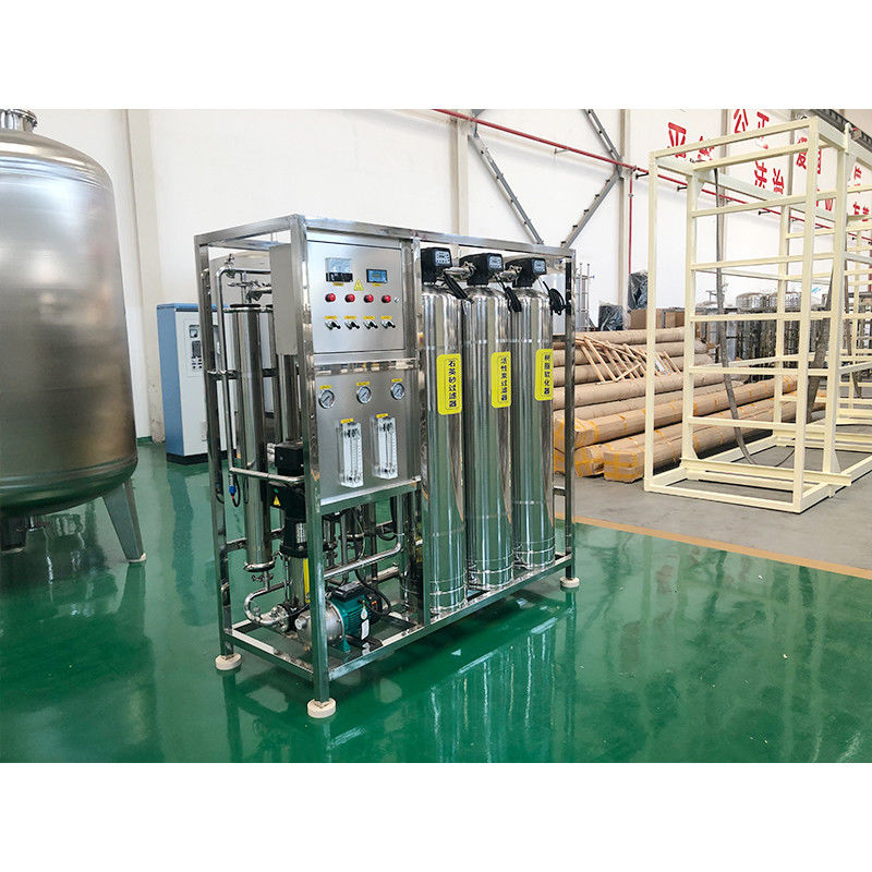 Sistema completo de purificação de águas minerais com limpeza automática de 1 tonelada e filtro RO